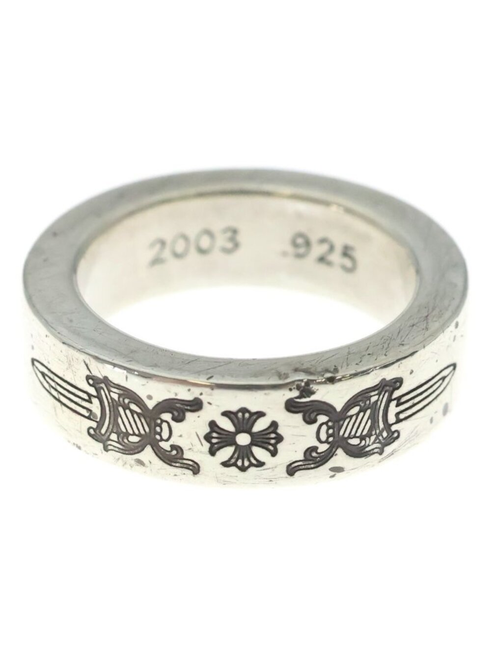 Chrome Hearts Spacer Dagger Ring Silver